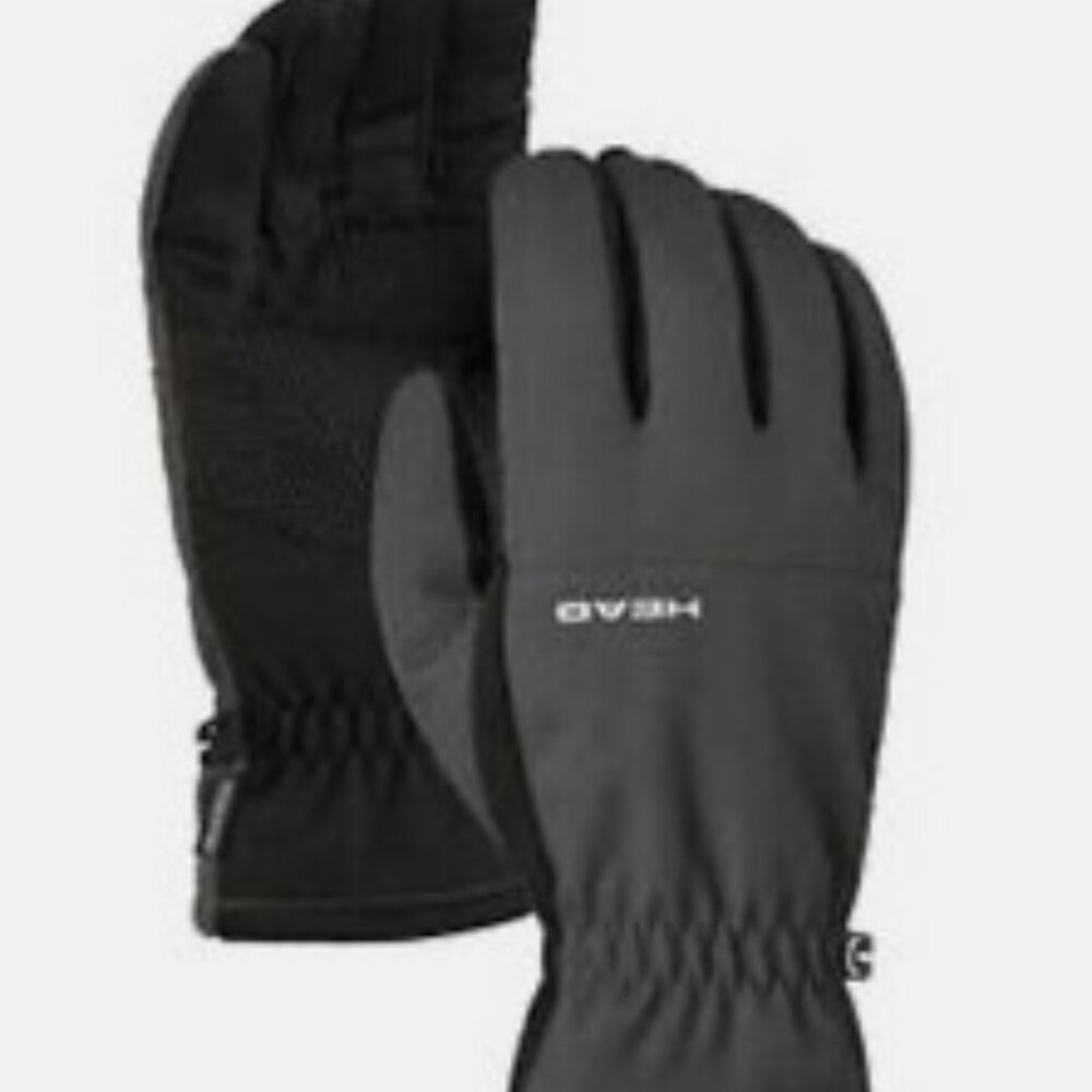 HEAD Men’s Waterproof Hybrid Gloves Sensatec Gray NWT